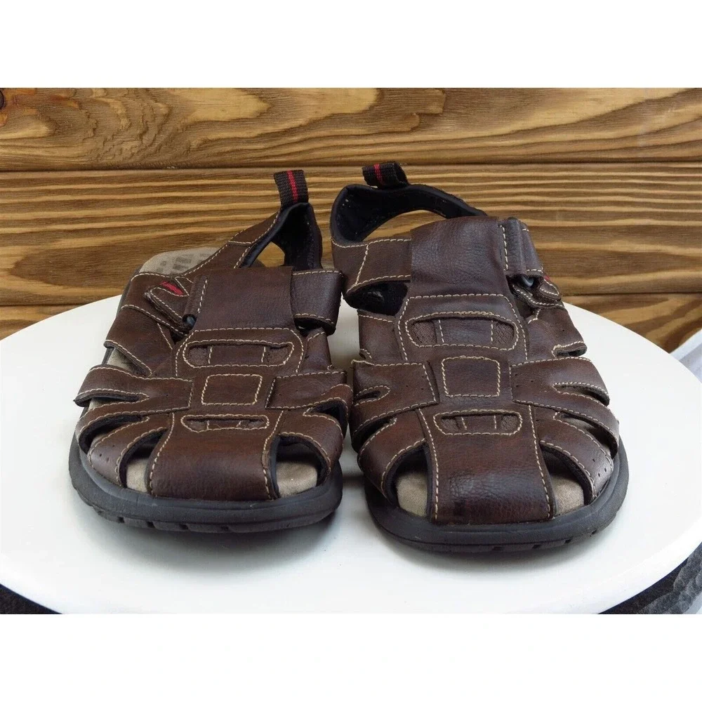 Ozark Trail Sz 9 Fishman Sandals Brown Synthetic‎ Men Hook & Loop